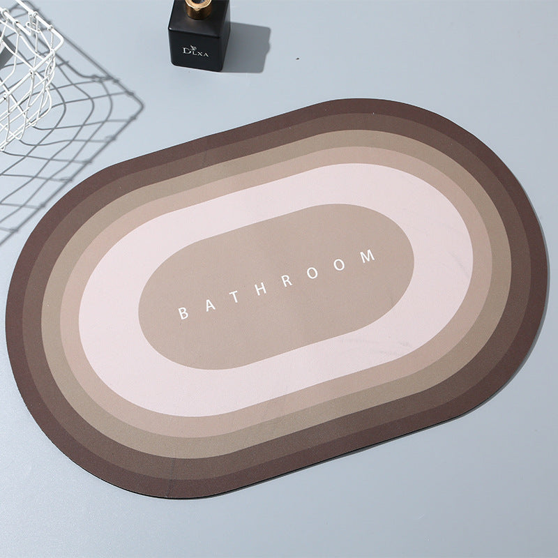 Crystal Velvet Non-Slip Floor Mat for Home Bathroom Living Room