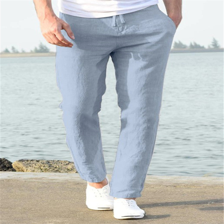 Men's Linen Casual Pants