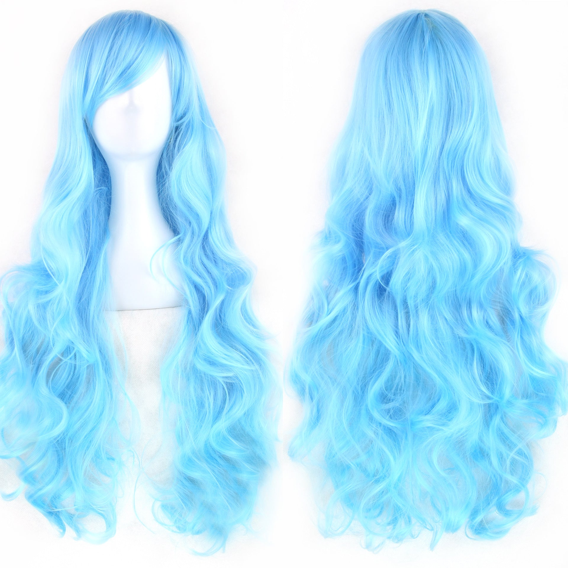 Cosplay Wig Curly Hair High Temperature Silk