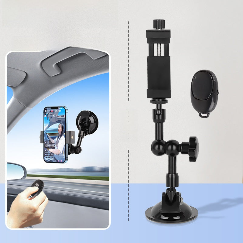 Car Phone Mount with Suction Cup for Stable First-Person Shooting