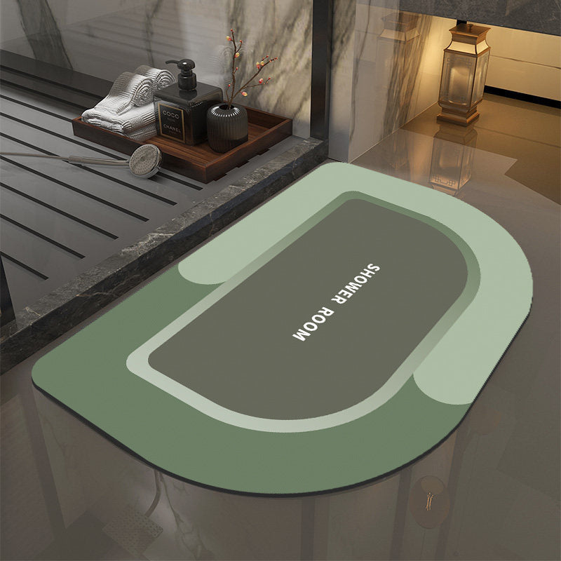 Crystal Velvet Non-Slip Floor Mat for Home Bathroom Living Room
