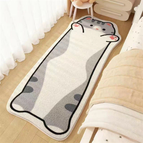 Imitation Cashmere Carpet Non-Slip Bedroom Floor Mat