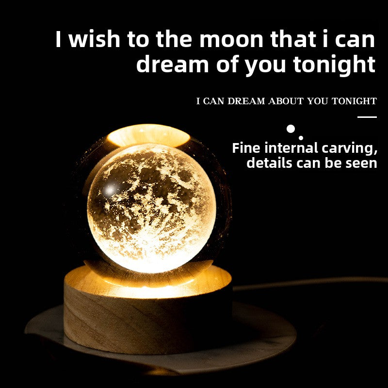Luminous Crystal Ball Night Light