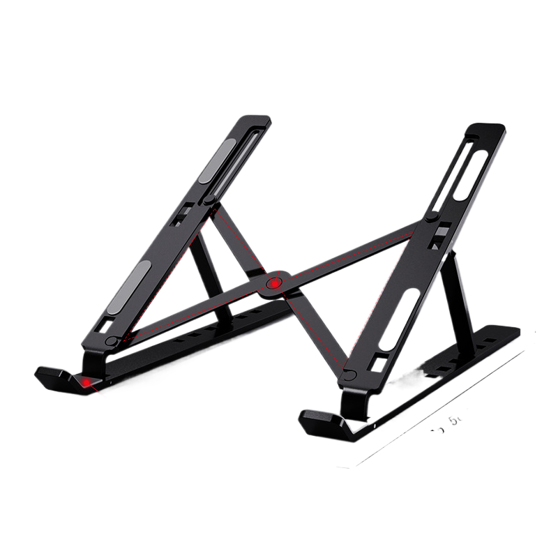 Aluminum alloy folding support structure