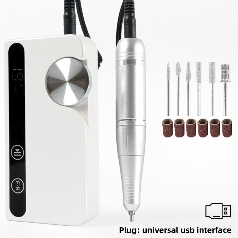 Electric nail polish grinding machine