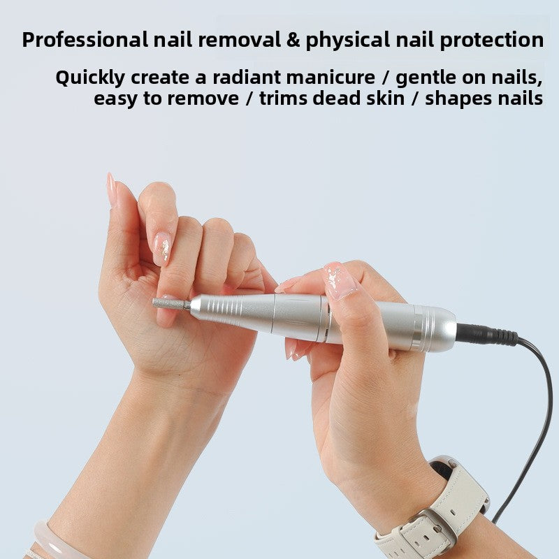 Electric nail polish grinding machine