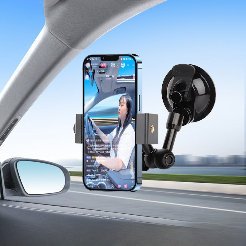 Car Phone Mount with Suction Cup for Stable First-Person Shooting