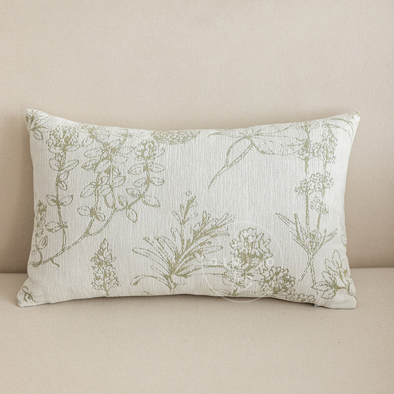 Jacquard Texture Square Throw Pillow for Sofa and Bed