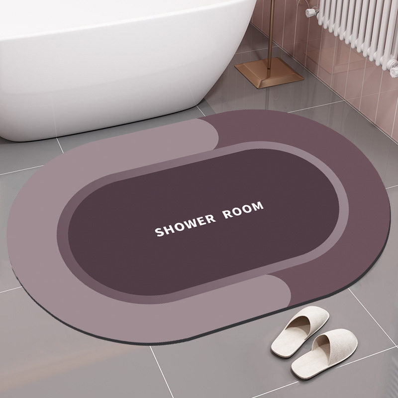 Crystal Velvet Non-Slip Floor Mat for Home Bathroom Living Room
