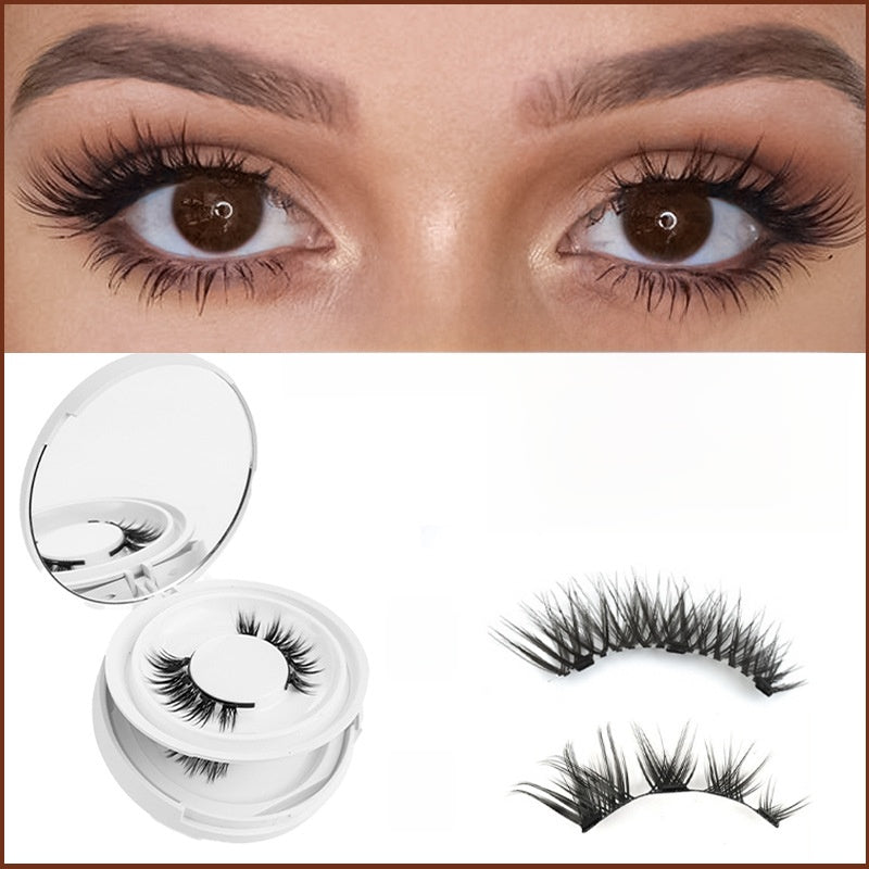 2 Pairs Magnetic False Eyelashes Set