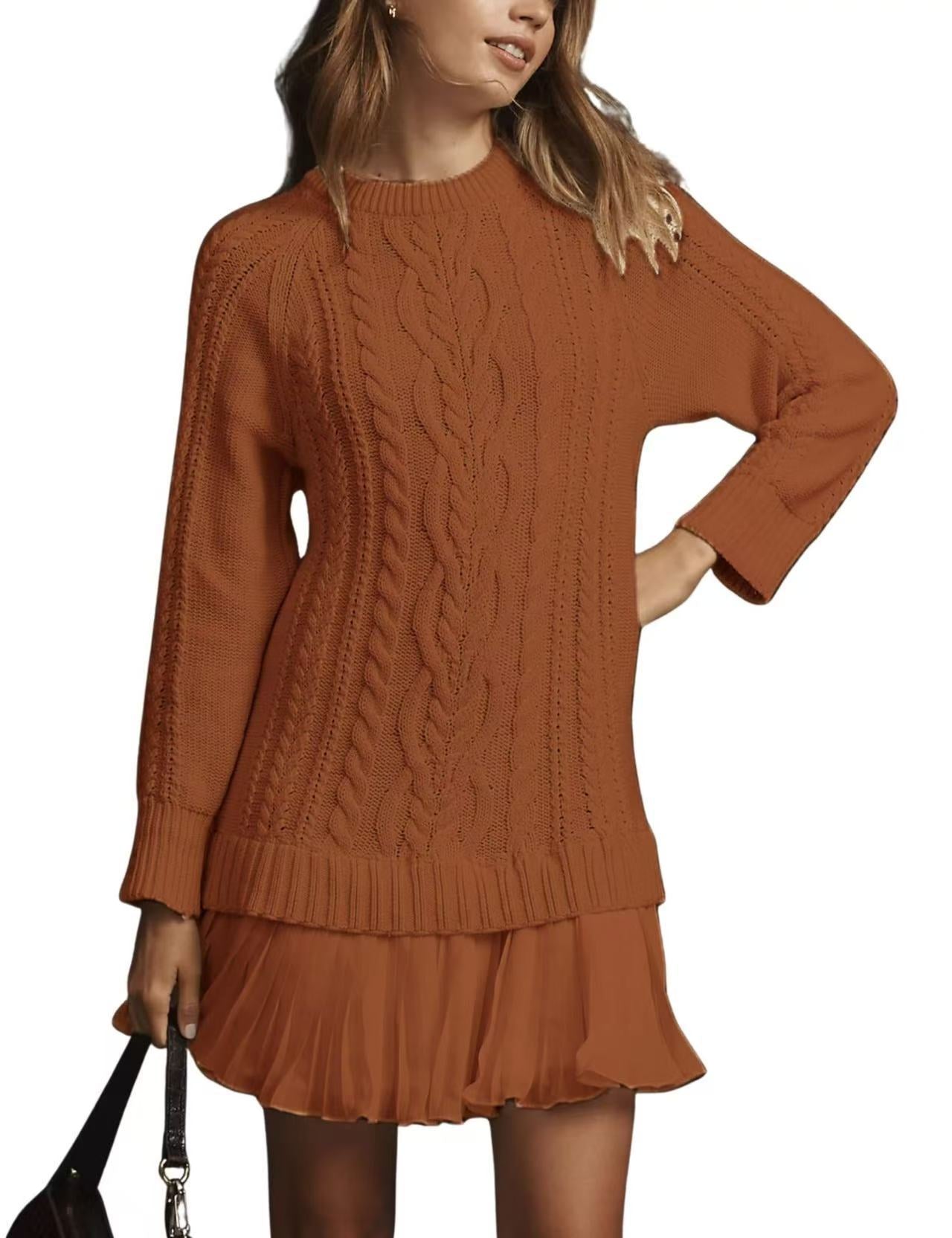 Comfortable Cable-Knit Cashmere Sweater for Women