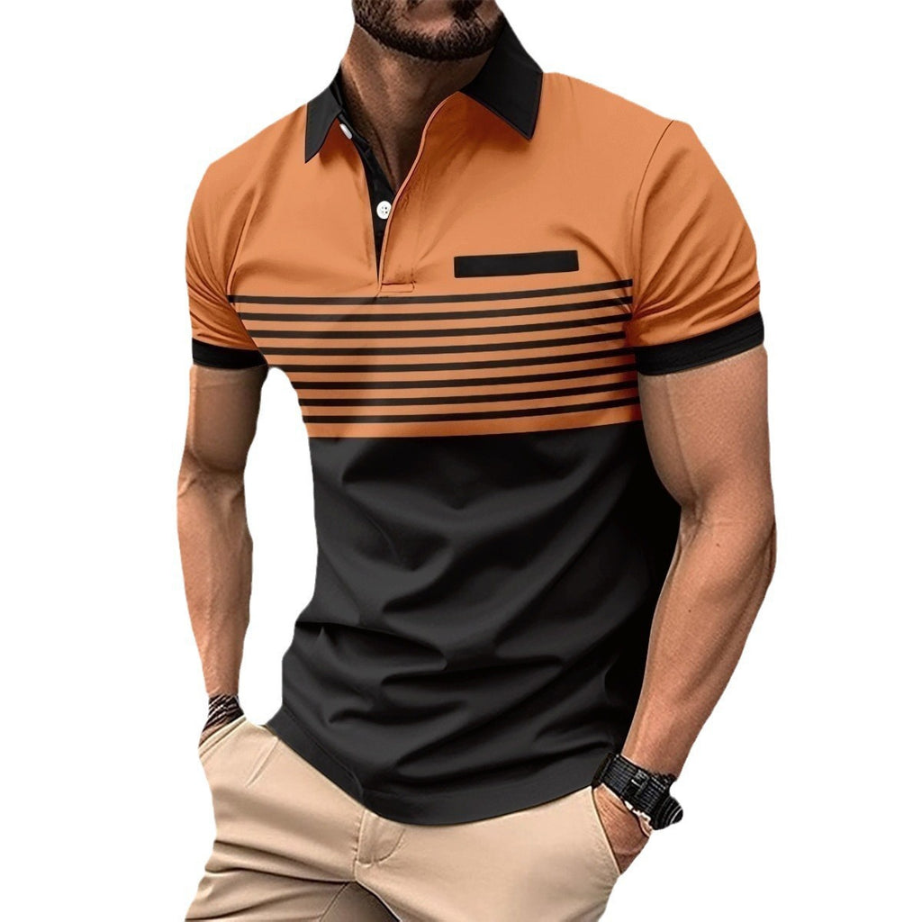 Men's Slim Fit Short Sleeve Polo Shirt
