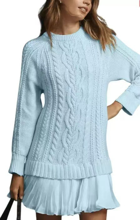 Comfortable Cable-Knit Cashmere Sweater for Women