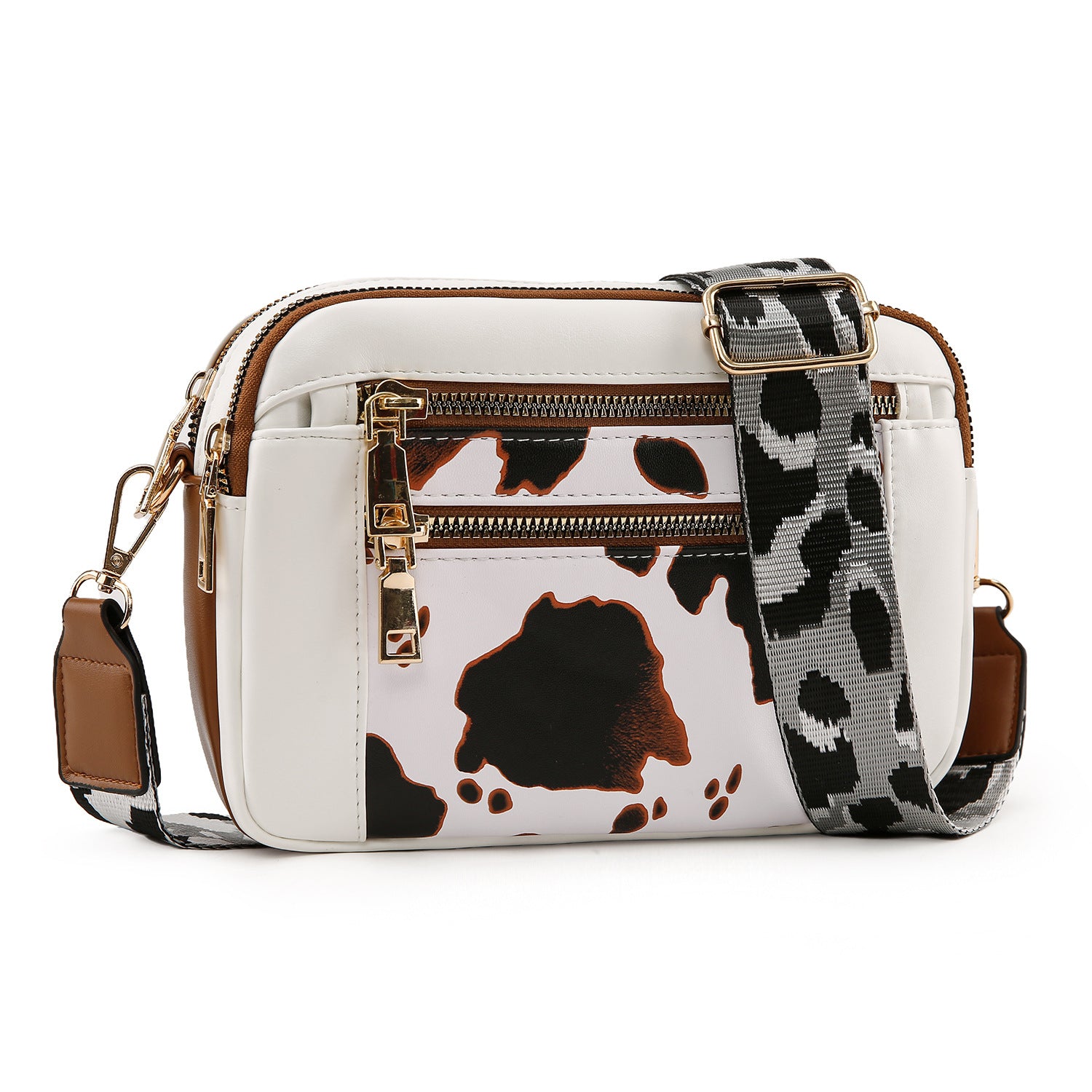 Casual PU Women's Shoulder Bag with Wide Strap
