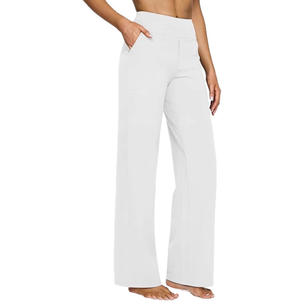 Loose-pocket yoga pants
