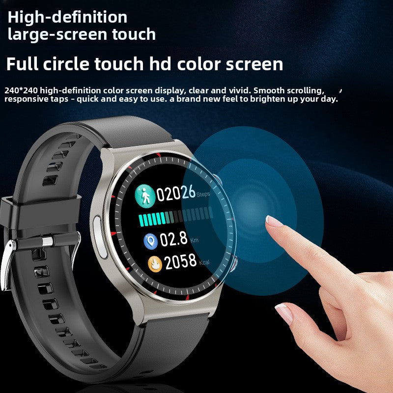 Medical Grade ECG Blood Pressure Blood Oxygen Smart Watch