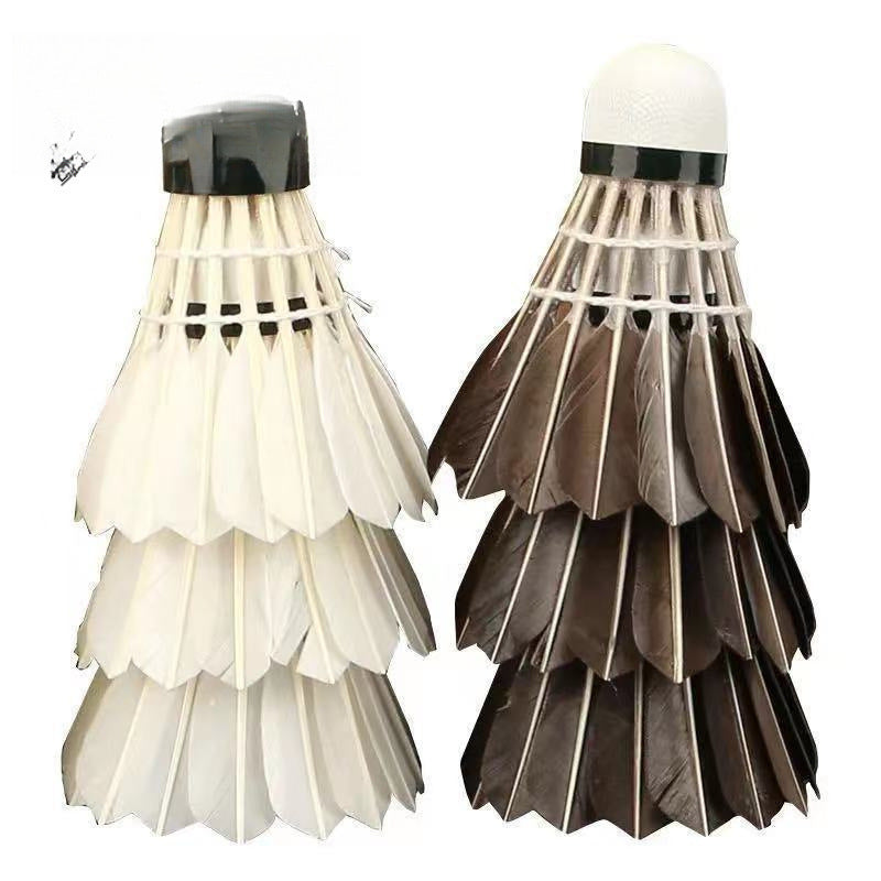 Durable Goose Feather Badminton Shuttlecock for Training and Competition