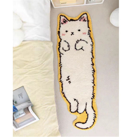 Imitation Cashmere Carpet Non-Slip Bedroom Floor Mat