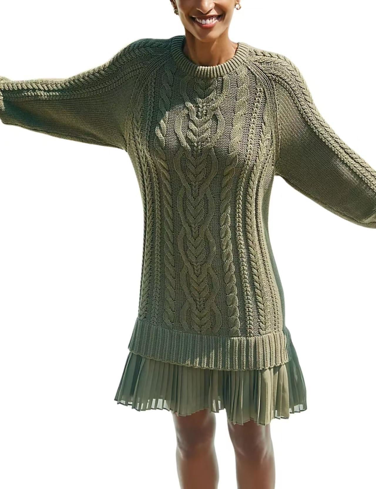 Comfortable Cable-Knit Cashmere Sweater for Women