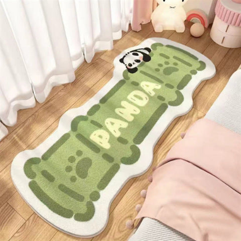 Imitation Cashmere Carpet Non-Slip Bedroom Floor Mat