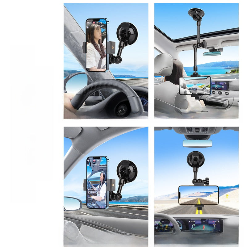 Car Phone Mount with Suction Cup for Stable First-Person Shooting