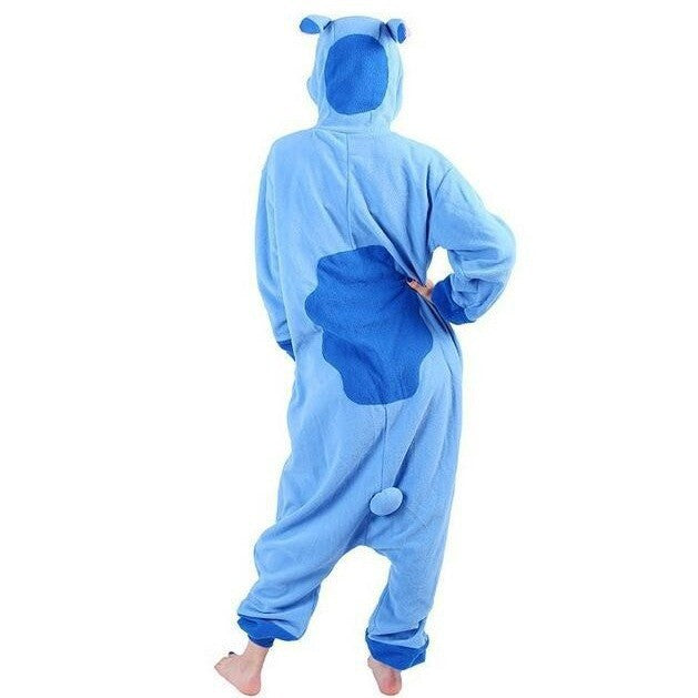 Cartoon Stitch Flannel Pajama Set