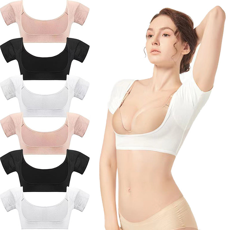 Breathable Quick-Dry Mesh Camisole with Underarm Pads