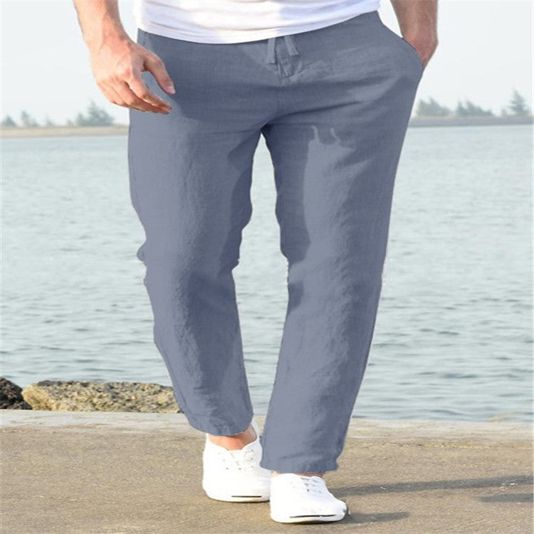 Men's Linen Casual Pants