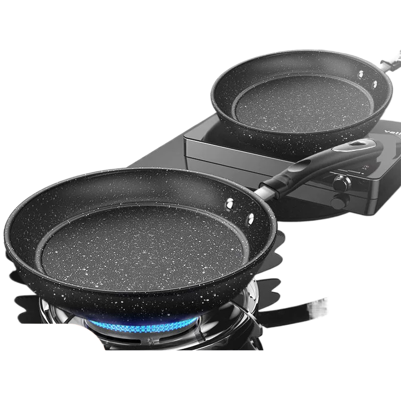 Flat-bottomed pancake pan for home use