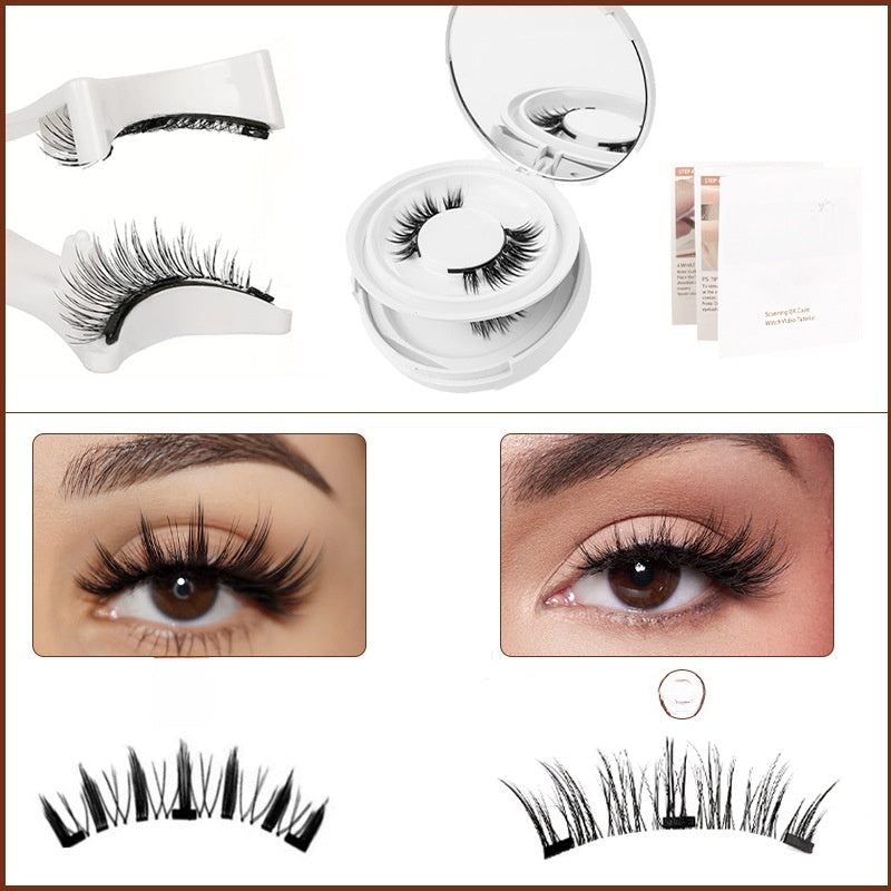 2 Pairs Magnetic False Eyelashes Set
