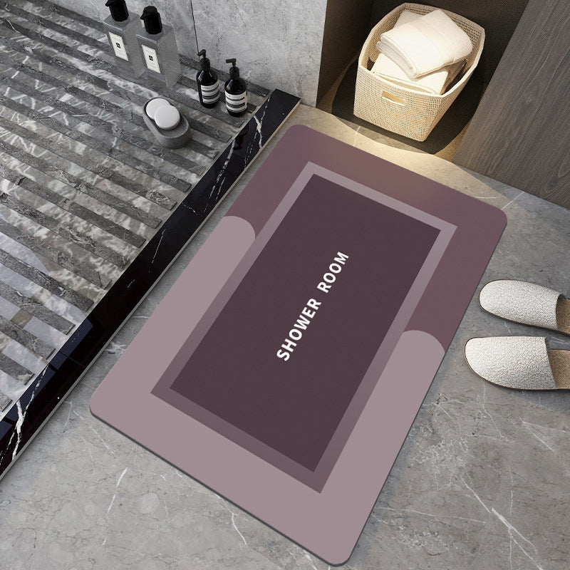 Crystal Velvet Non-Slip Floor Mat for Home Bathroom Living Room
