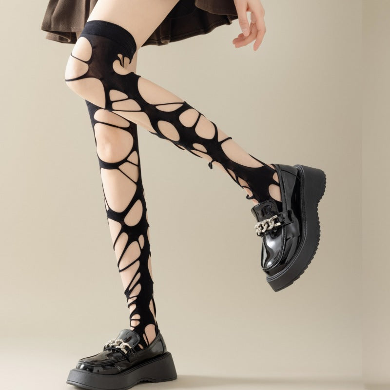 Extra stretch cotton stockings