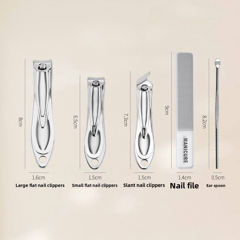 Stainless steel manicure scissors