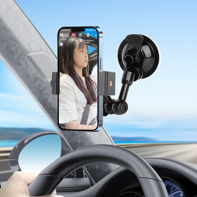 Car Phone Mount with Suction Cup for Stable First-Person Shooting