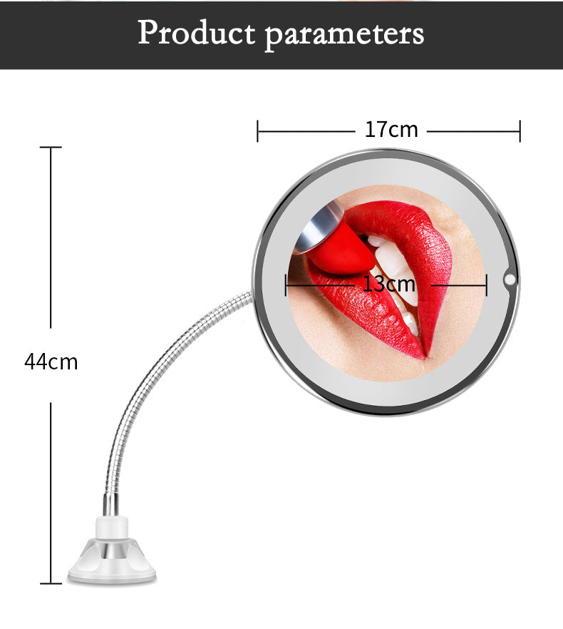 Led Makeup Mirror Magnifying with Light