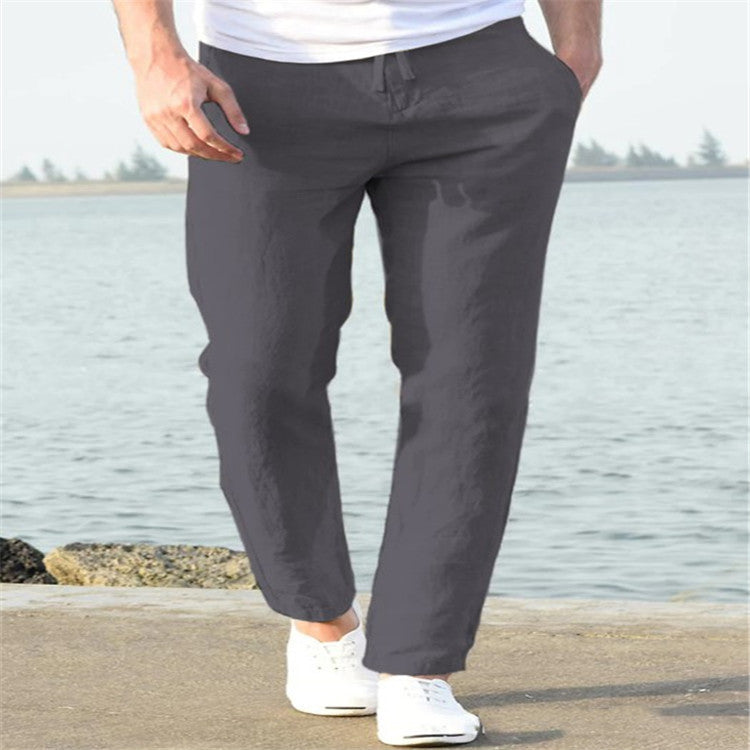 Men's Linen Casual Pants