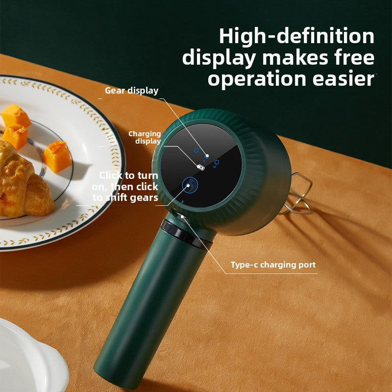 Handheld Electric Egg Beater with 3 Speeds