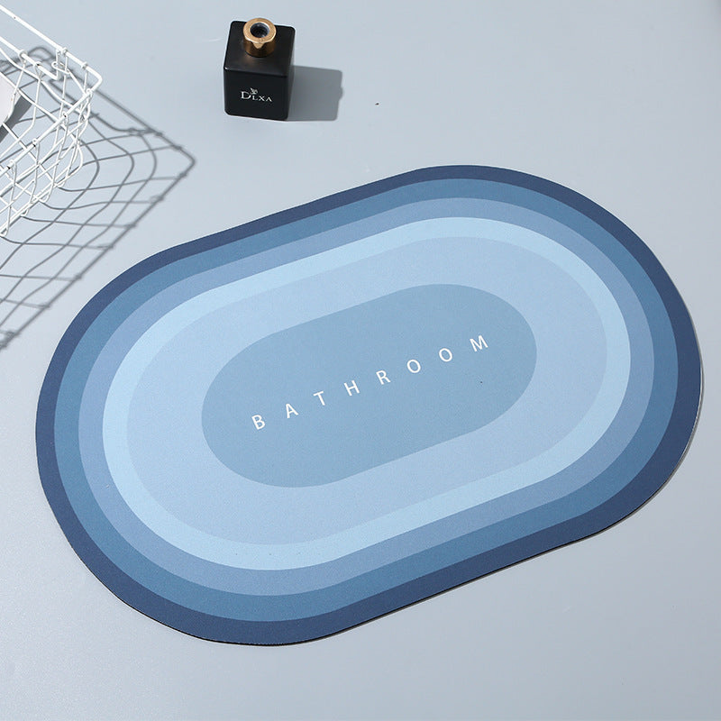 Crystal Velvet Non-Slip Floor Mat for Home Bathroom Living Room