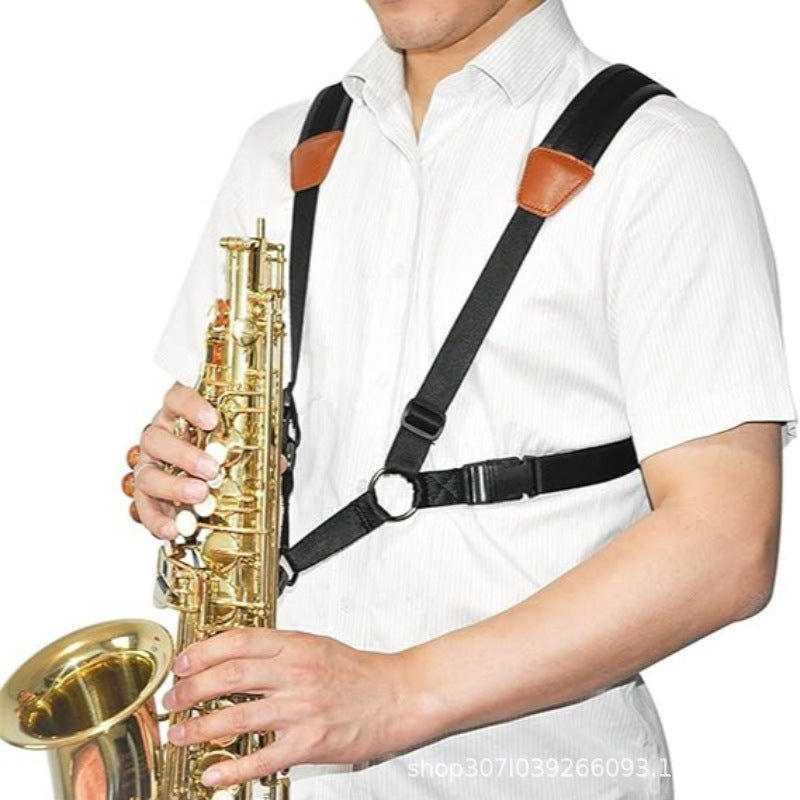 Saxophone Strap with Metal Hook for Adults and Children
