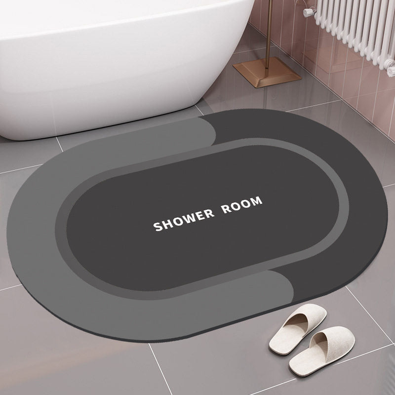 Crystal Velvet Non-Slip Floor Mat for Home Bathroom Living Room