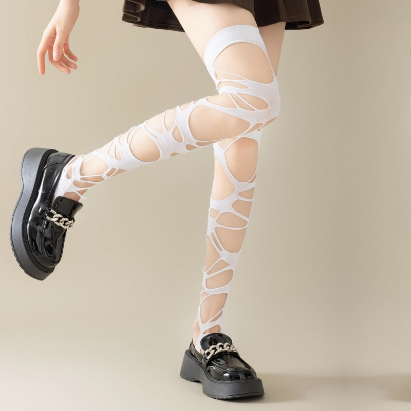 Extra stretch cotton stockings