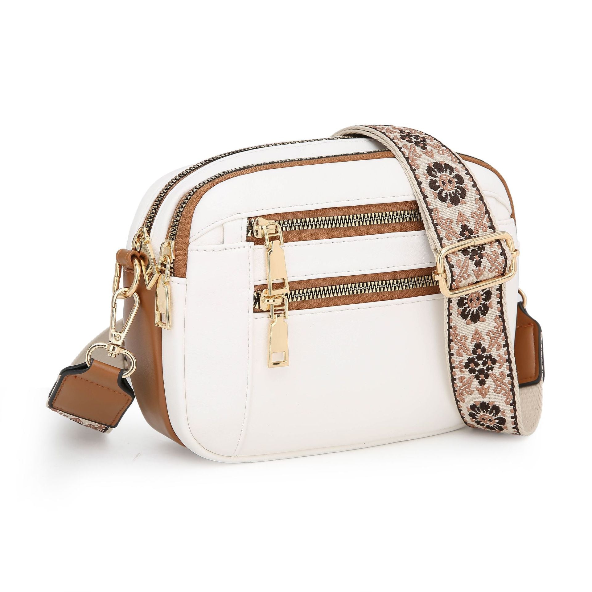 Casual PU Women's Shoulder Bag with Wide Strap