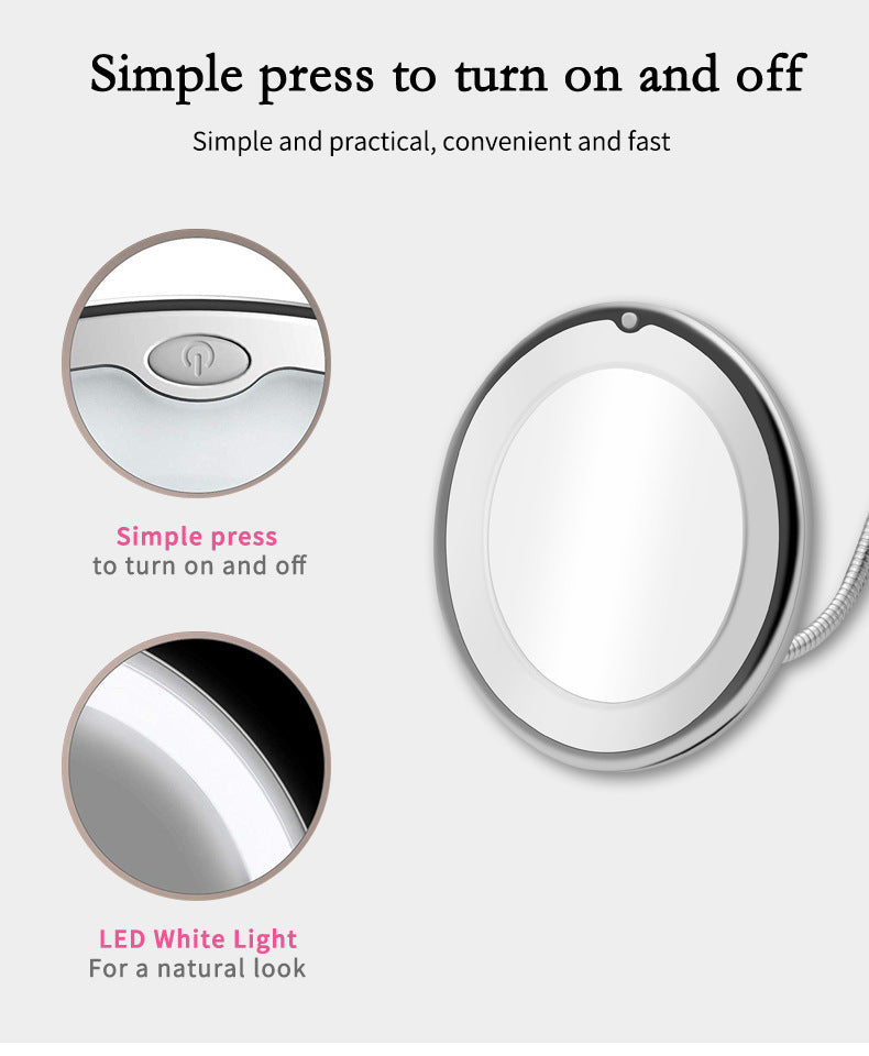 Led Makeup Mirror Magnifying with Light