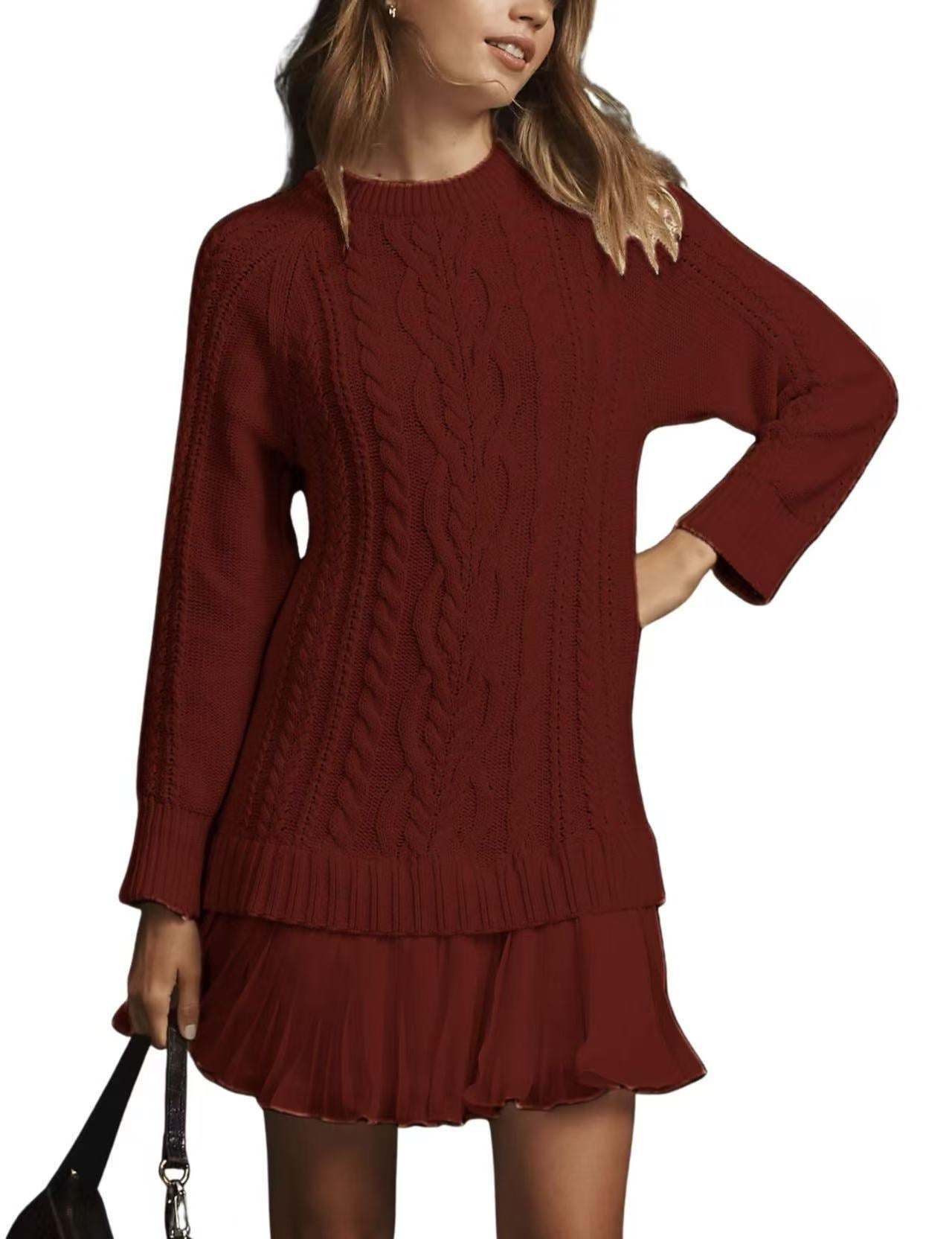 Comfortable Cable-Knit Cashmere Sweater for Women