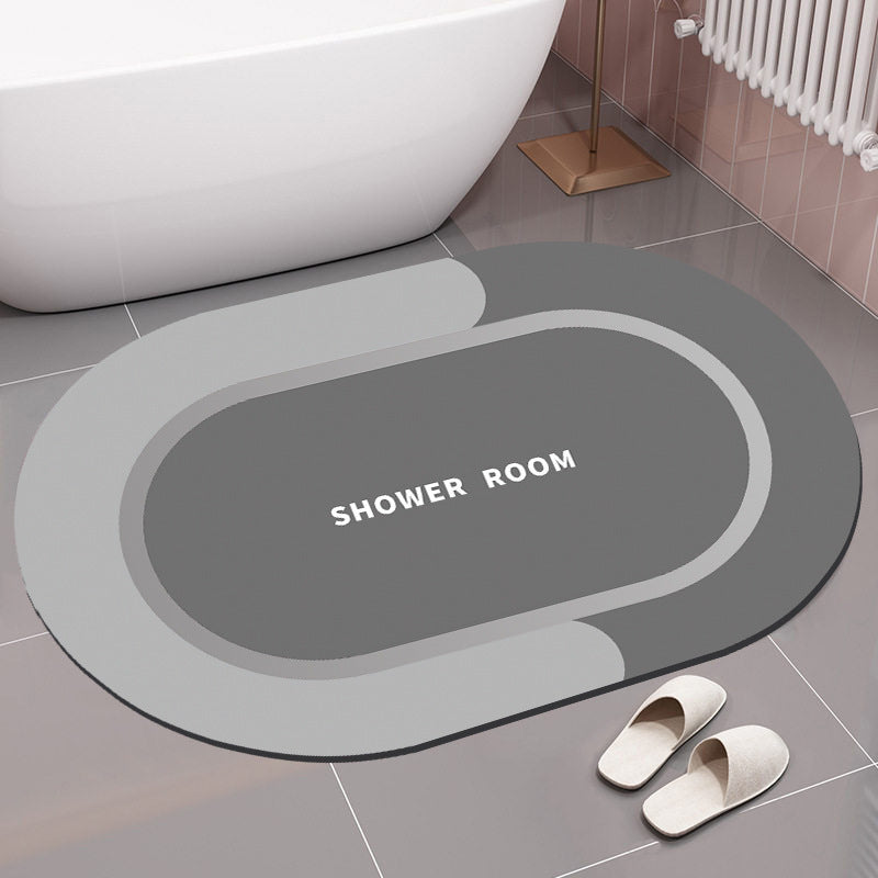 Crystal Velvet Non-Slip Floor Mat for Home Bathroom Living Room