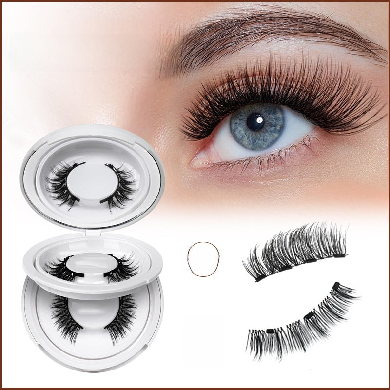 2 Pairs Magnetic False Eyelashes Set