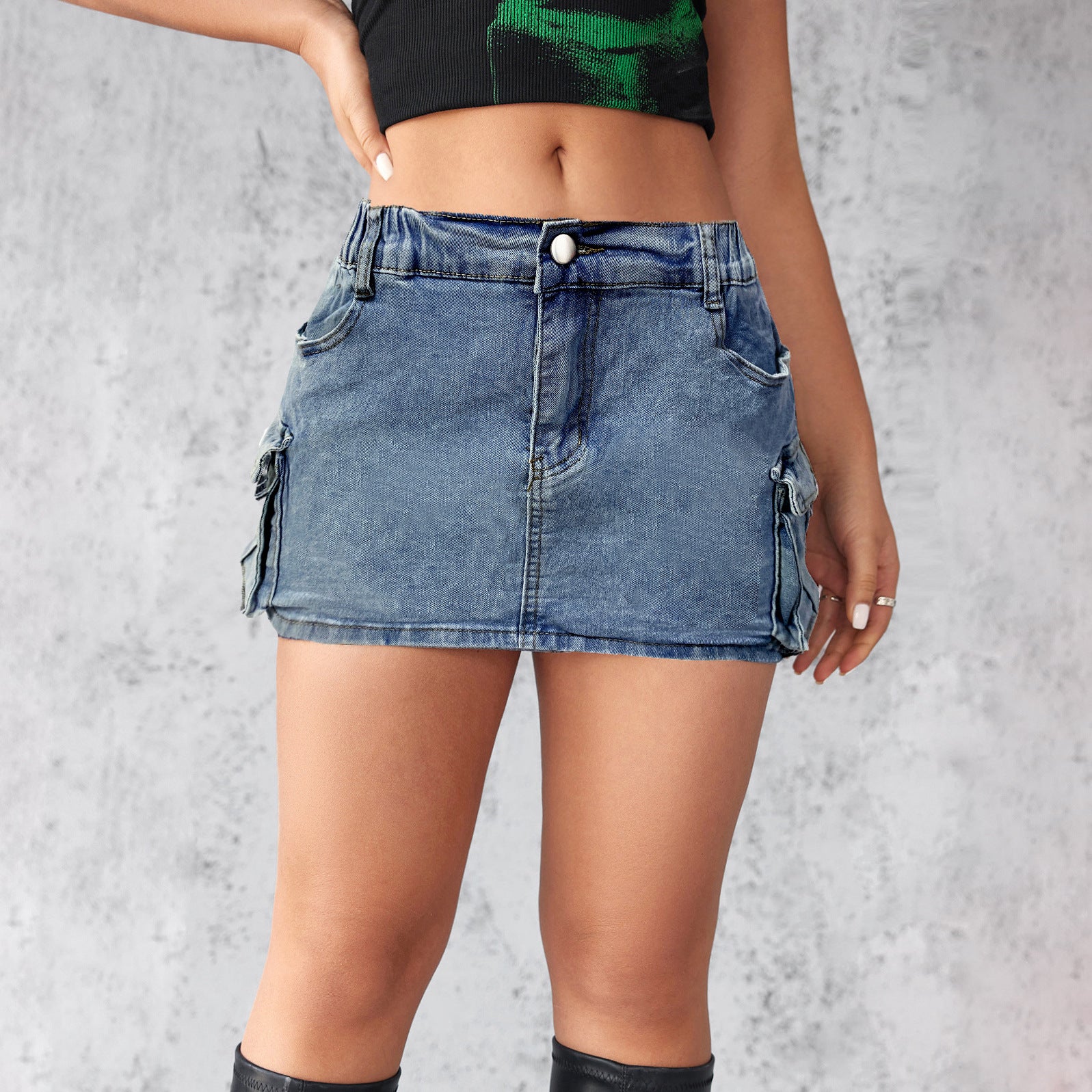 Cowboy midi skirt
