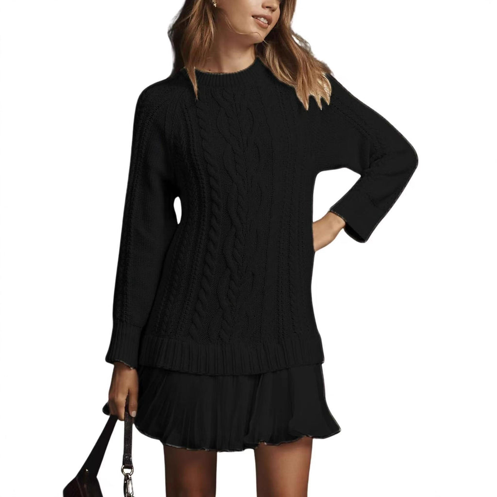 Comfortable Cable-Knit Cashmere Sweater for Women