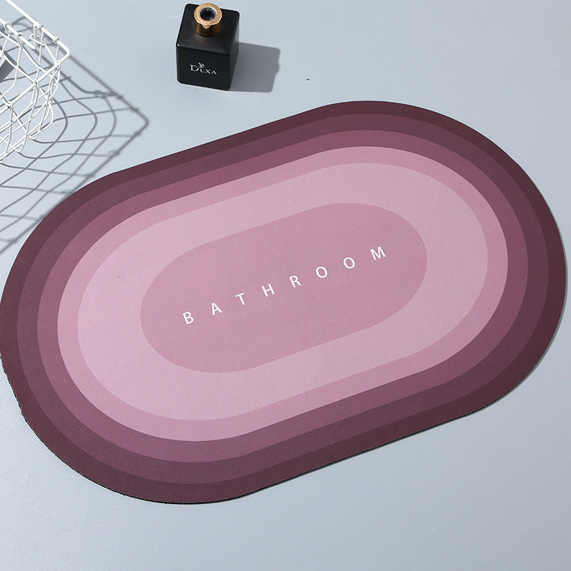 Crystal Velvet Non-Slip Floor Mat for Home Bathroom Living Room