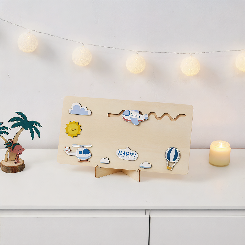 Custom Wooden Name Puzzle for Kids Early Education